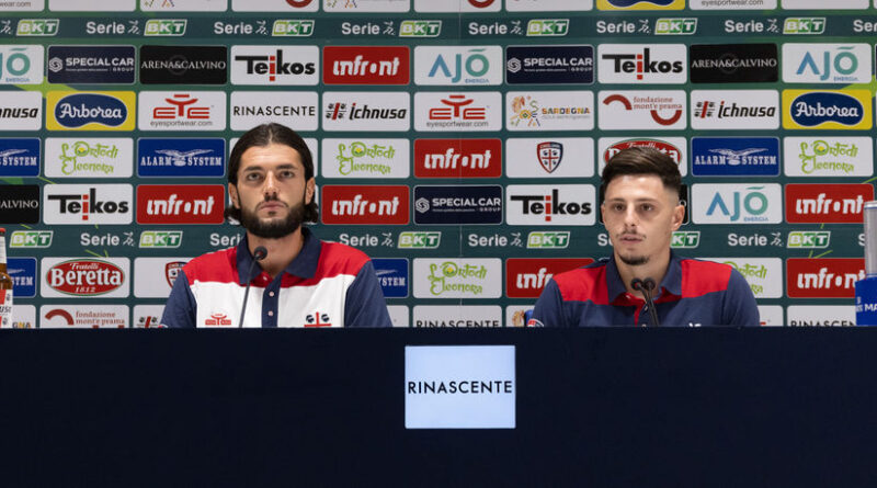 Alberto Dossena, Vincenzo Millico, foto Cagliari Calcio/Valerio Spano