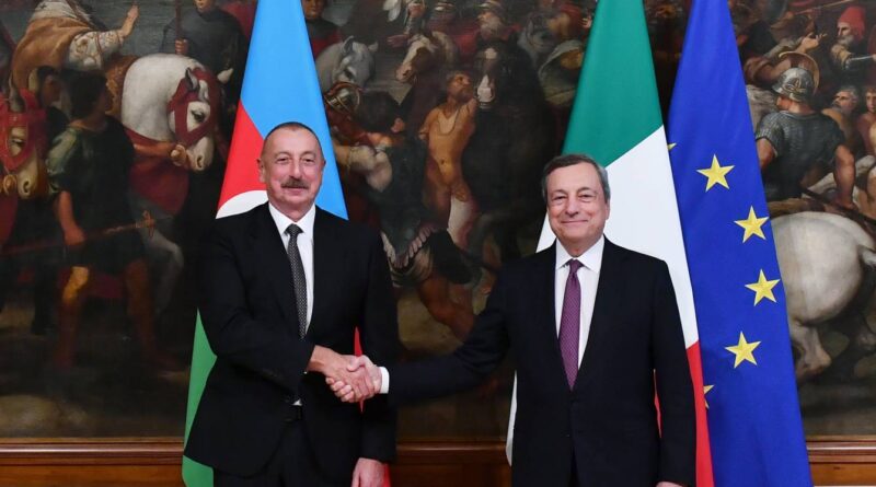 Ilham Aliyev, Mario Draghi