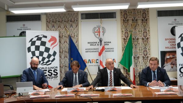 Presentazione mondiale di scacchi