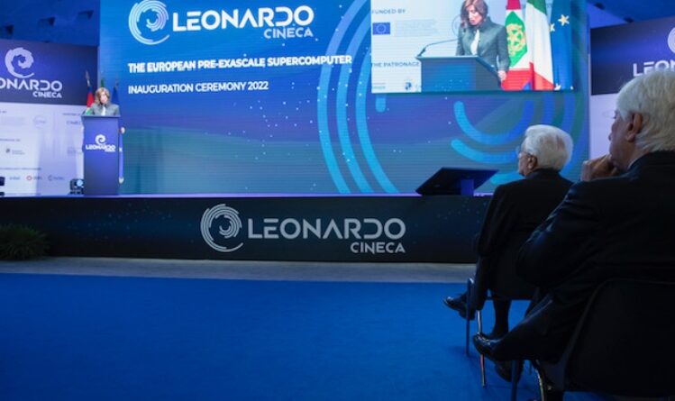 LEONARDO, supercomputer, foto quirinale.it