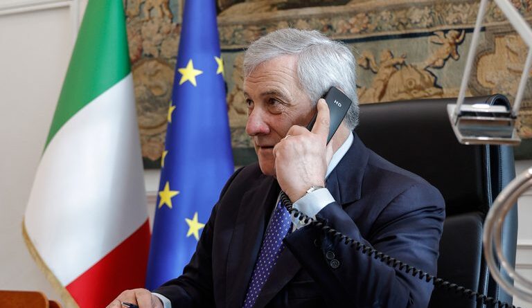 Antonio Tajani, foto https://www.esteri.it/