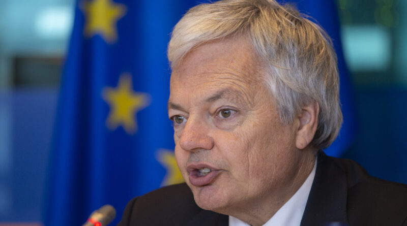 Didier Reynders, foto Eric VIDAL Copyright: © European Union 2023 - Source : EP