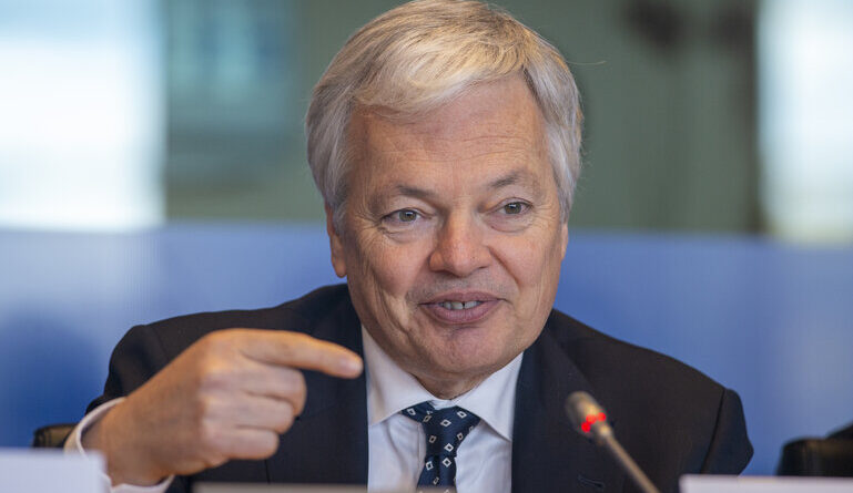 Didier Reynders, foto Eric VIDAL Copyright: © European Union 2023 - Source : EP