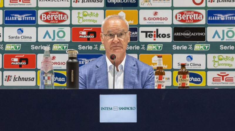 Claudio Ranieri, foto Cagliari Calcio/Valerio Spano