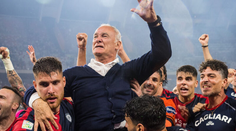 Claudio Ranieri, foto Valerio Spano/Cagliari Calcio