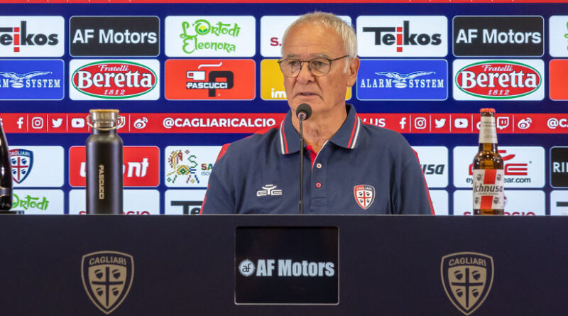 Claudio Ranieri, foto Cagliari Calcio/Valerio Spano