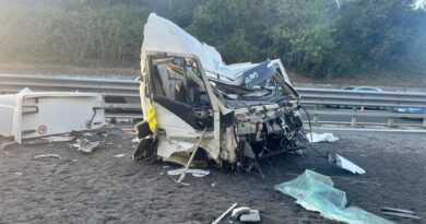 Incidente stradale, foto polizia di stato