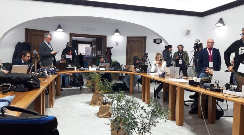 Sala stampa, foto Sardegnagol riproduzione riservata