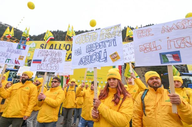 Agricoltori, protesta