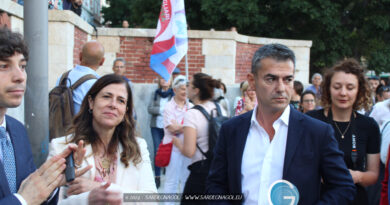 Massimo Zedda, Alessandra Todde, foto Sardegnagol riproduzione riservata