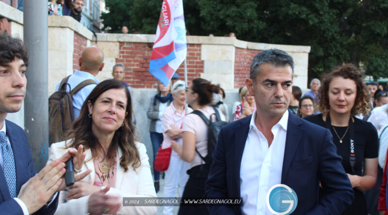 Massimo Zedda, Alessandra Todde, foto Sardegnagol riproduzione riservata