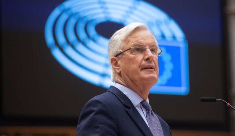 Michel Barnier, foto Jan VAN DE VEL Copyright: Â© European Union 2021 - Source : EP