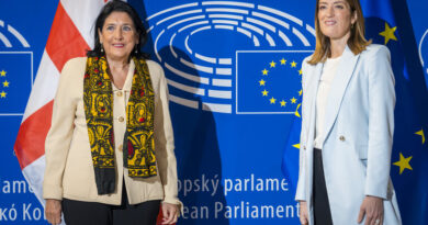 Salome Zourabichvili, Roberta Metsola, foto Alain Rolland Copyright: © European Union 2024 - Source : EP