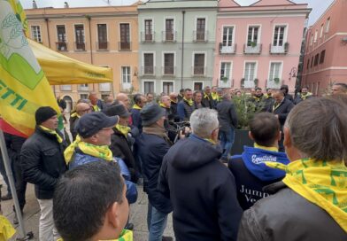 Protesta agricoltori, foto coldiretti